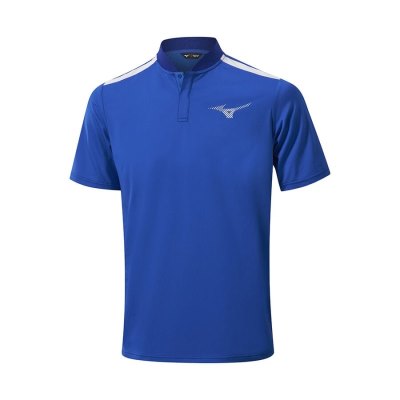 Camisa Polo Mizuno Squad Hombre - Azules - Chile M685TOGMCA